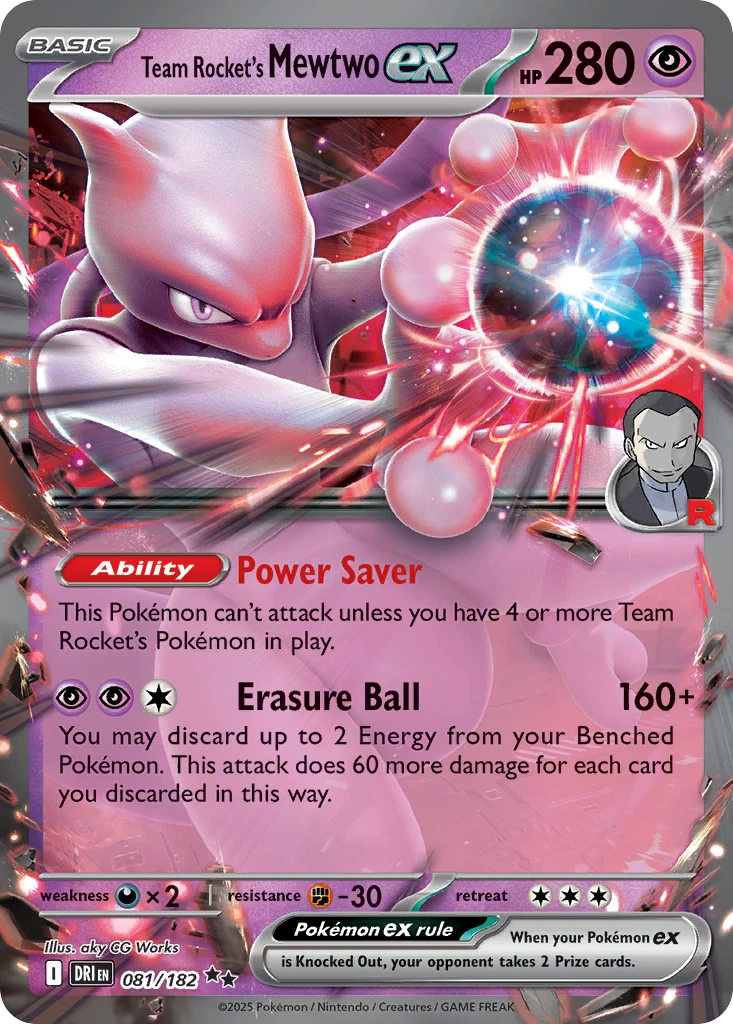 Team Rocket's Mewtwo Ex 081/182 Sv10: Destined Rivals for sale | eBay