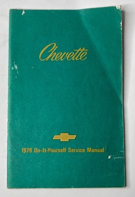 1979 Chevette Do-It-Yourself Service Manual OEM original glove compartment book