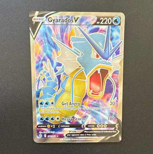 Pokémon TCG Gyarados V 171/203 Evolving Skies 2021 Ultra Rare Full Art Holo