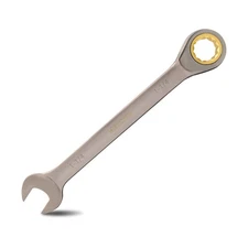 Combination Wrench 1-1/4 Inch SAE Open End Ratcheting Wrench - Industrial Gra...