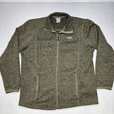 Avalanche Full Zip Up Sweater Knit Jacket Green outerwear Men’s XL