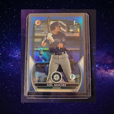 2023 Topps 1st Bowman - Axel Sanchez True Blue 098/150