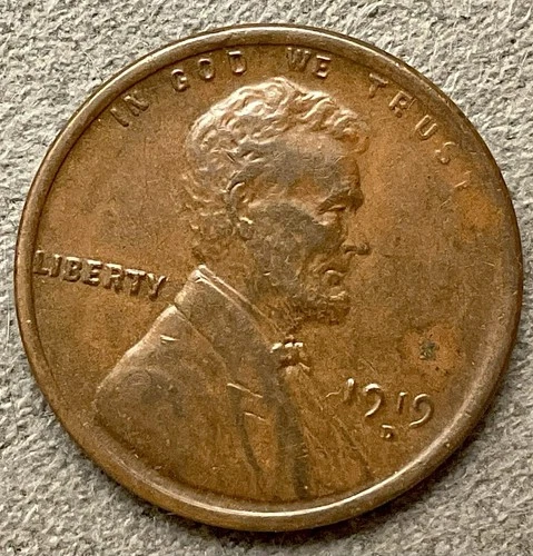 1919-D  Lincoln Wheat Cent - [VF/XF EF] Very/Extremely Fine - Higher Grade ~B560