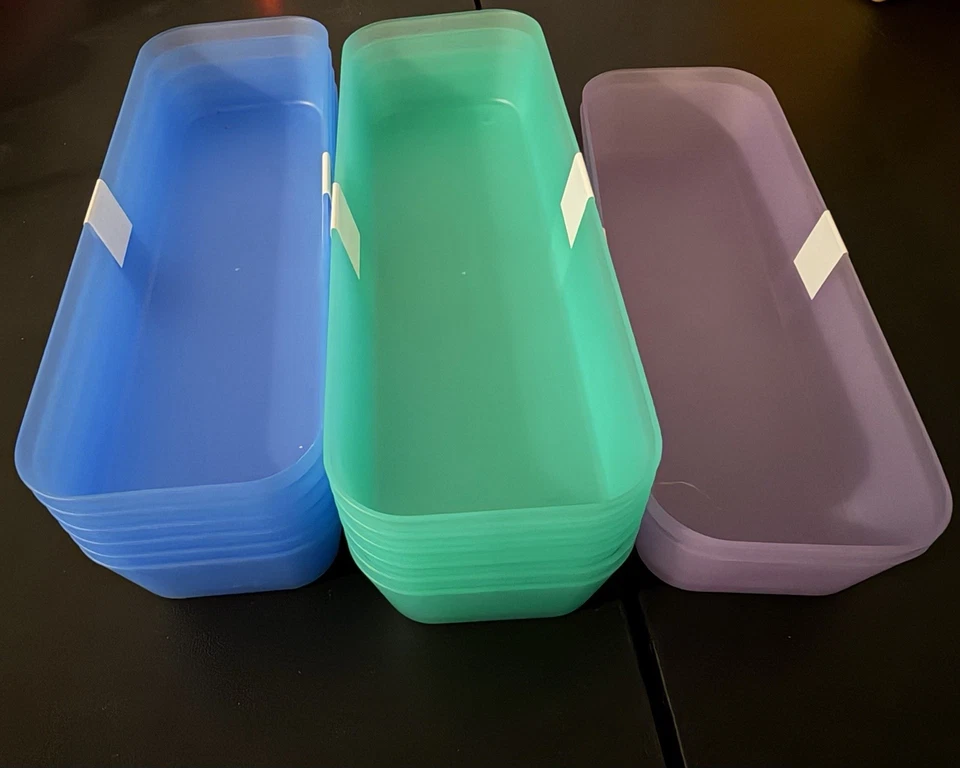 Plastic Drawer Organizer Tray –Storage Bin – Kitchen, Office, Bathroom set-16 pi - Image 2 of 3