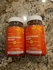 2 Pk Amberen Menopause  for Women, Zesty Orange  Multi-Symptom Relief 60 Gummies