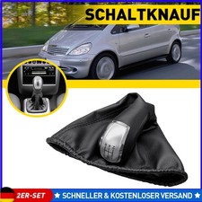 2x 5-Gang Schaltknauf für Mercedes A-Klasse W168 Bj. 1997004 Schaltsack 2er Set