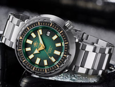 Addiesdive AD2090 Tuna Mens Automatic 300m Divers Watch - Seiko NH35 - Green