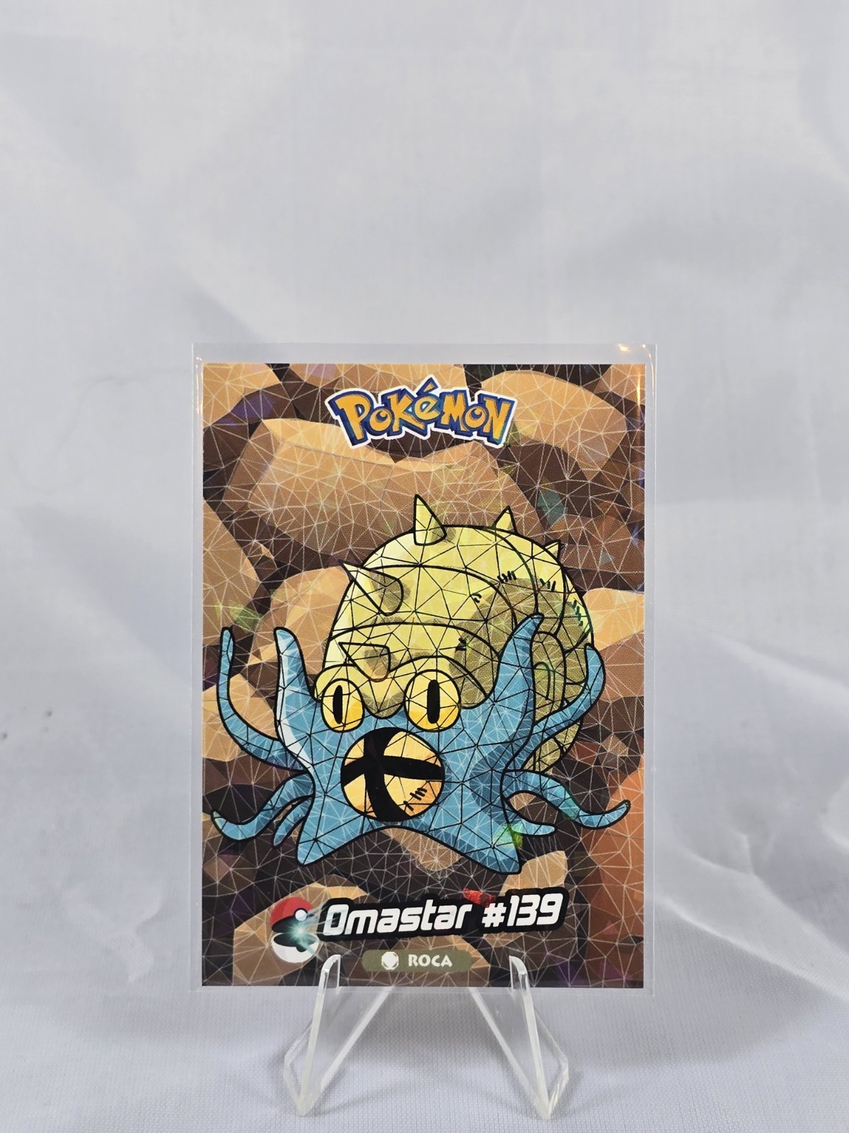 Omastar #139 - Cracked Ice Holo - Crystal Collection 2024 - Pokemon Card