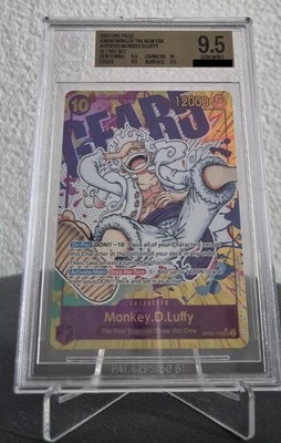 One Piece Card Game Awakening of the New Era - Monkey.D.Luffy BGS 9.5