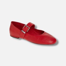 Zapato plano Cinq à Sept para mujer rojo Sofia Mary Jane talla 39