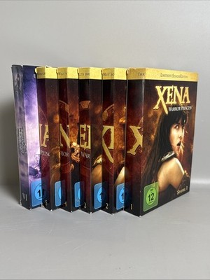 Xena Warrior Princess Staffel 1-6 komplett 38 DVDs Sonderedition Sehr Gut  #K15
