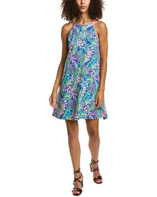NWT Lilly Pulitzer MARGOT DRESS - HOW YOU LIKE ME PROWL, Borealis Blue - XL