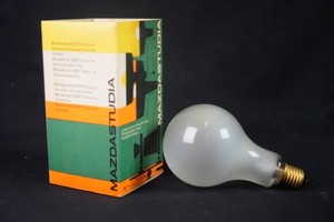 Ampoule Mazda E14 60W Ogive Calotte Argentée - 220/230V - Neuf