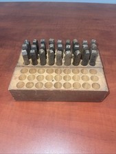 Vintage Miller Tools Industrial Steel Letter Stamp Punch Set A-z Machinist Tool