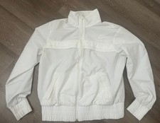 Nike Jacket Youth L 12-14 White Full Zip Jacket