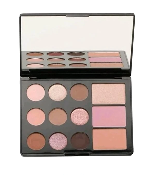 Laura Geller 9 Multi-Finish Eyeshadows, 1 Highlighter, 2 Blush Full Face Palett - Image 2 of 2