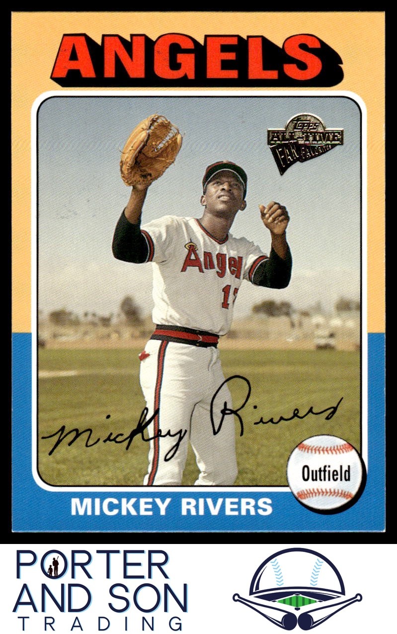 Mickey Rivers 2004 Topps All-Time Fan Favorites #18 California Angels Baseball