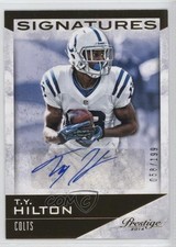 2014 Panini Prestige Signatures 58/199 TY Hilton #28 Auto o1u