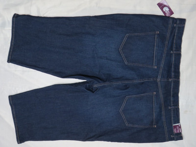 GLORIA VANDERBILT 24W AMANDA CAPRI ARLINGTON BLUE JEAN STRETCH DENIM NEW NWT