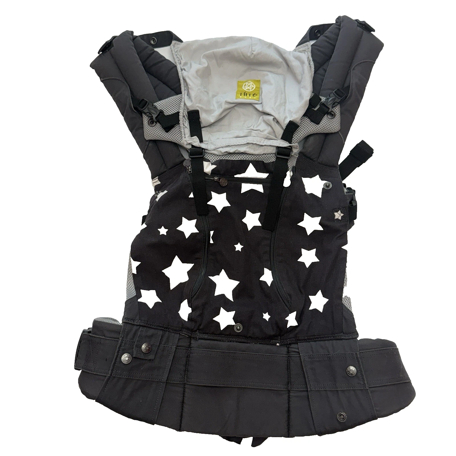 LÍLLÉBABY Complete 6-in-1 Baby Mesh Carrier Airflow Pockets - Black