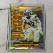 2025 Topps Chrome Power Players Refractor Aidan Hutchinson Lions #PP-38