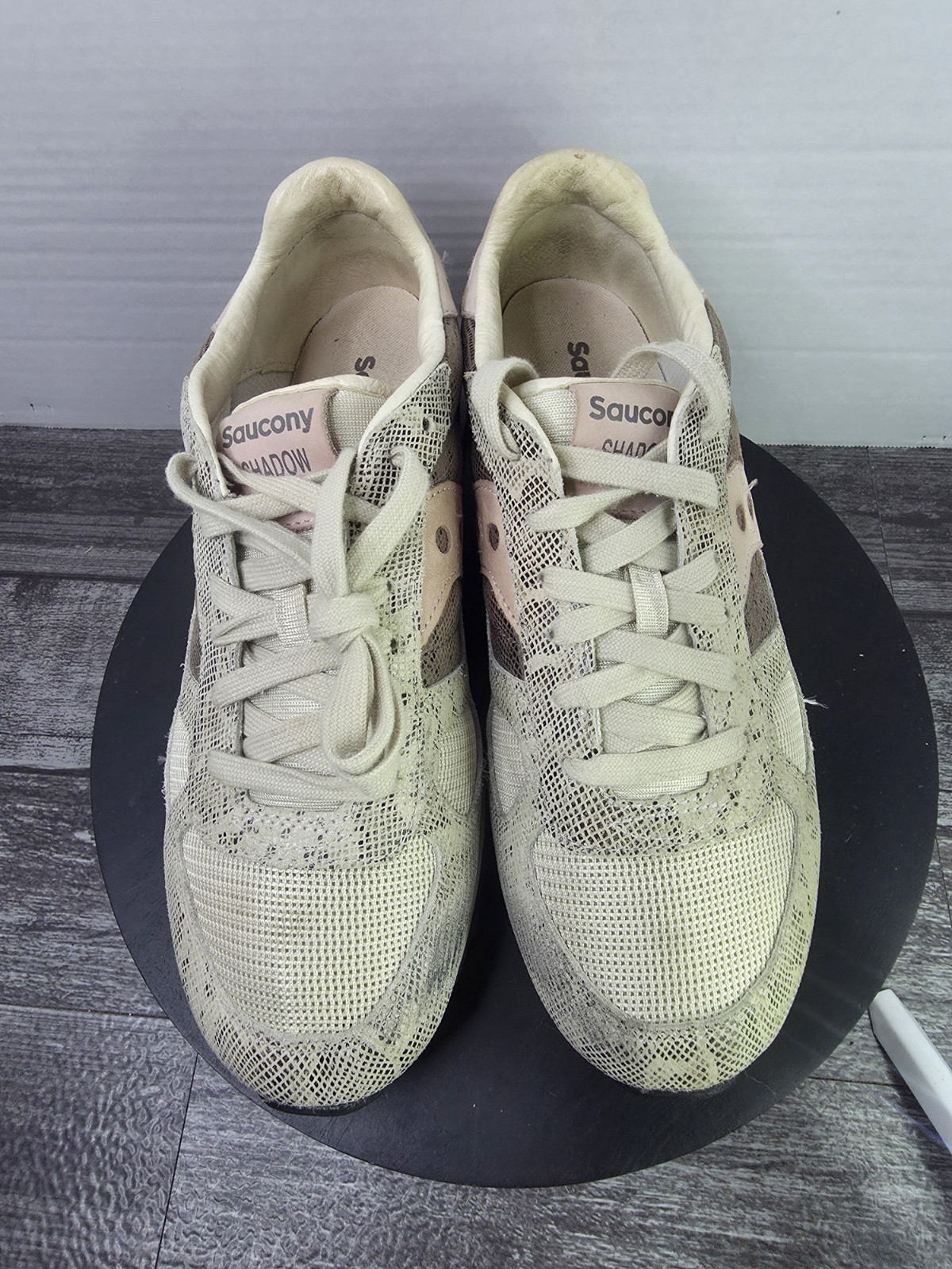 Saucony Shadow Original Beige Python Womens Size … - image 2
