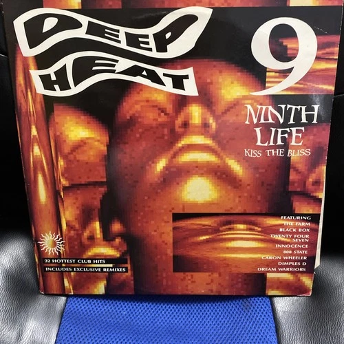 V/A Deep Heat 9 Ninth Life-Kiss The Bliss 2xLP UK 1990 Dream Warriors 808 STATE
