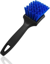 Car Interior Cleaning Brush with Stiff Bristles for Carpets, Floor Color: Blue