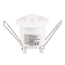 Infrared Motion Sensor, Mini Adjustable 360 Degree Ceiling PIR Infrared Body ...