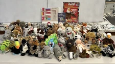 HUGE LOT ~ COCA COLA International Country Beanie Babies Plush Animals Set 50+