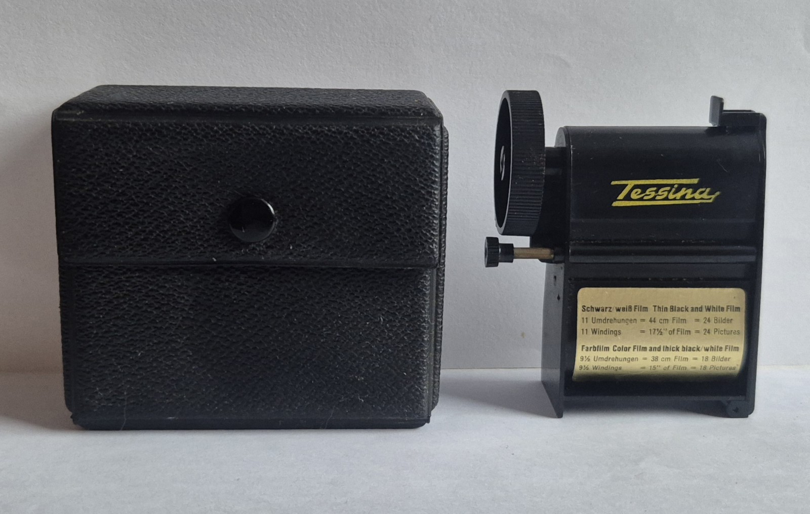 Tessina Daylight Film Loader & Cassette + Original Box - Made in West Germany 