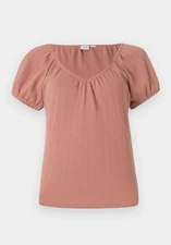 GAP Women's Pointelle V-Neck Tie Front Knit Top  Size Large