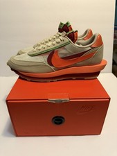 sacai x Clot x Nike LDWaffle Net Orange Blaze for Sale
