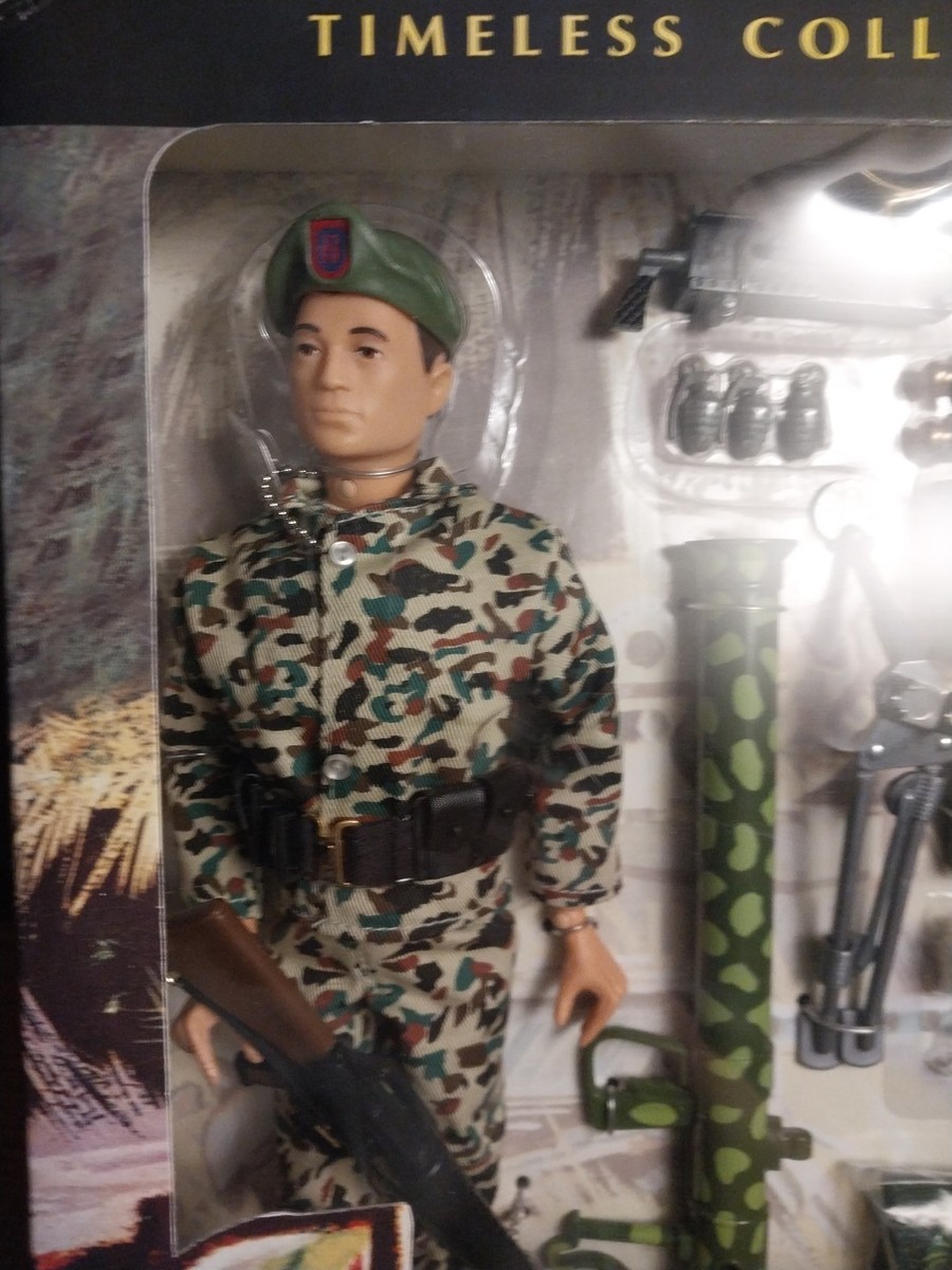 (未使用･未開封品)GIジョータイムレスコレクション グリーンベレー フィギュア GREEN BERET memorabilia series G I Joe Timeless Colection Green Beret, Machine Gun Outpost
