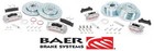 BAER Brake System Front & Rear Kit - Silver / Red for 2007-2018 Jeep Wrangler JK