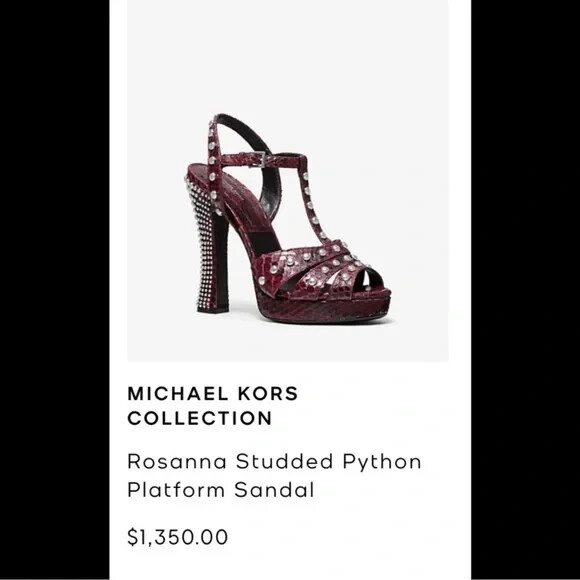 Michael Kors Collection Python Platforms - image 5