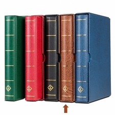 Lighthouse Stamp Pages Binder Vario F  Slipcase In Brown Currency Collection