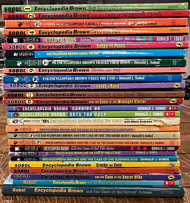 Complete Set Series - Lot of 29 Encyclopedia Brown books by Donald