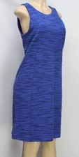 Loft Women's Dress Stretch Sleeveless Blue Size 10