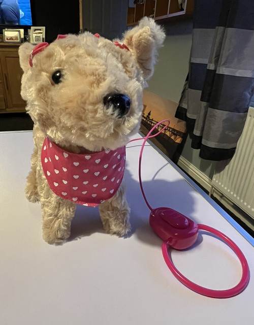 Pitter Patter Pets Walk Along Puppy Soft Toy on Lead Toddlers 3 for