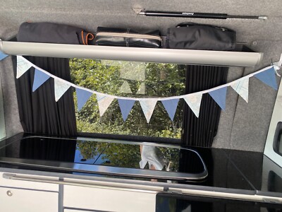 BUNTING (small) 3 metres ( incl ties) 12 flags ideal for T6/T5 VW campervan map