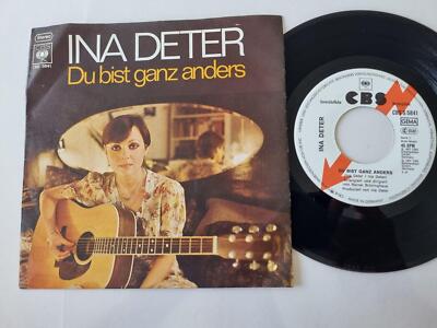 Ina Deter - Du bist ganz anders 7'' Vinyl Germany PROMO