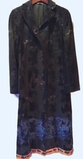 Liu Jo Lined Coat 10 - Multicolour & Black Textured - Artisan Painterly Fab!