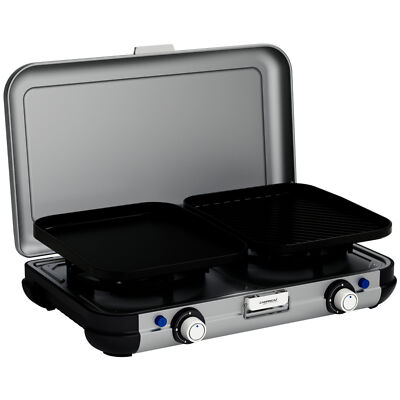 Campingaz Camping Kitchen 2 Grill & Go Caravan, 30 mbar, Gaskocher, grau