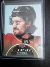 2021-22 UD Series 1 Canvas #C83 Mark Stone - Vegas Golden Knights