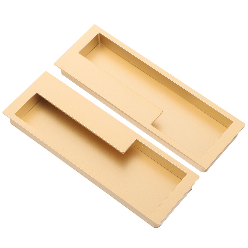 2 Pcs Zinc Alloy Sliding Door Handle Pull Hidden Handles for eBay