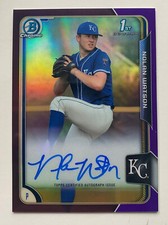 2015 Bowman Draft Chrome Pick Purple Refractor /250 Nolan Watson #BCA-NW Auto