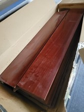 Central America Santos Mahogany Exotic artizan hard wood floor planks 5x30x9/16"