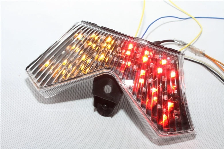 Nueva luz de freno trasera LED para Kawasaki Ninja Zx-14 Zx1400 Zzr1400 Smoke 2006-2011 Foto 4 de 4