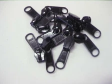 Zipper Pulls YKK  - 5C Coil Non-Locking Zipper Slides Black Only  - 12 slide lot